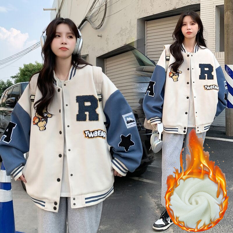 Women's Retro Sweater All-matching Loose Jacket