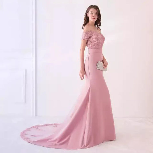 https://ae01.alicdn.com/kf/Sffd323fc1aa1449bafa96804e32f501cV/2022-foreign-trade-new-one-shoulder-bride-wedding-dress-banquet-elegant-princess-fishtail-evening-dress-female.jpg