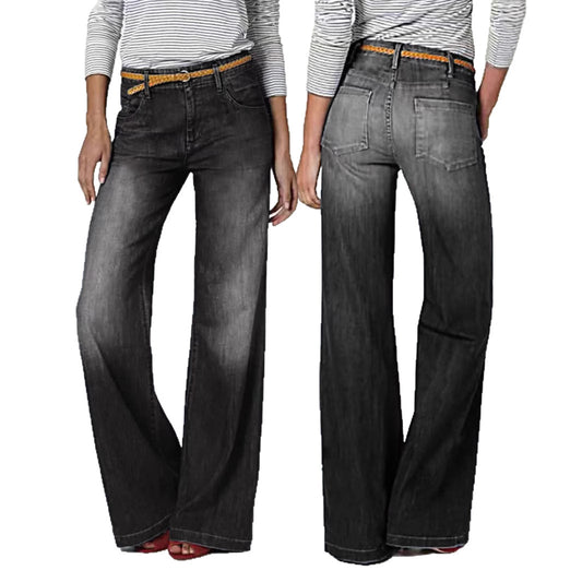 Women's New All-match Loose Straight Jeans
