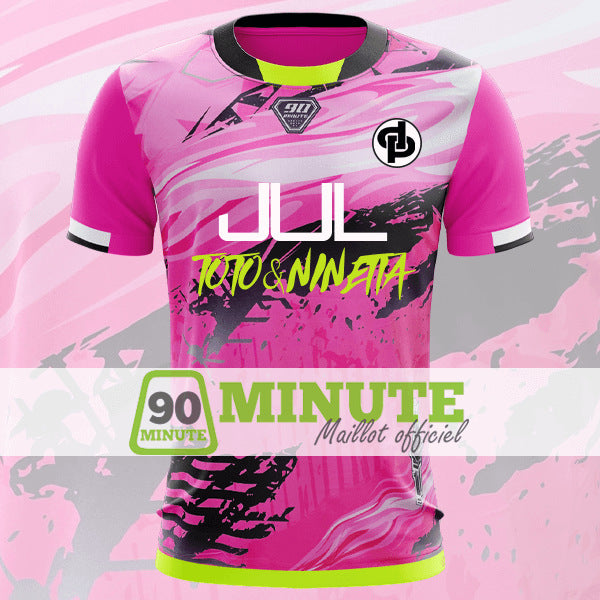 New Printed Men's Training Football Uniform T-shirt