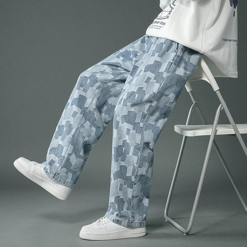 https://ae01.alicdn.com/kf/Sc1d07fdeeee64a898c7531fc549587297/Men-Jeans-Straight-Leg-Fitted-Baggy-Jeans-Blue-Black-Plaid-Tie-Denim-Pants-Washed-soft-Comfort.jpg