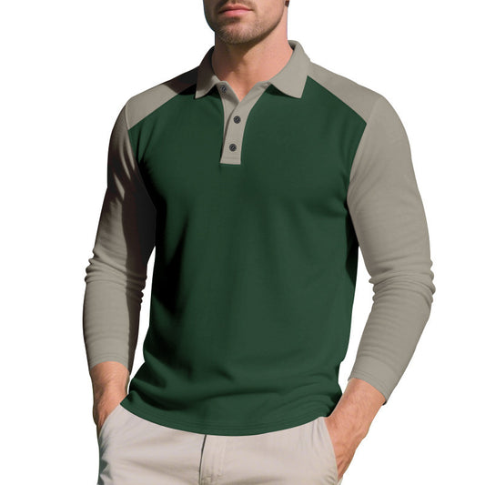 Golf Lapel Long-sleeved T-shirt Bottoming Shirt