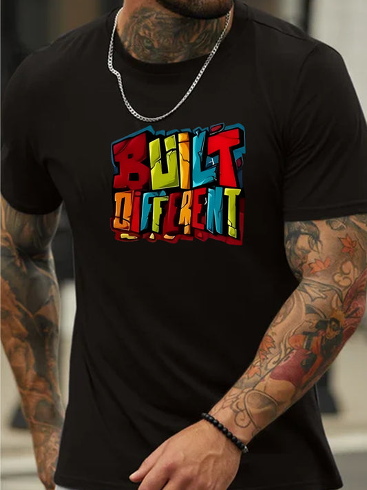 Men's Creative T-shirt, Summer Outdoor Men's Clothing