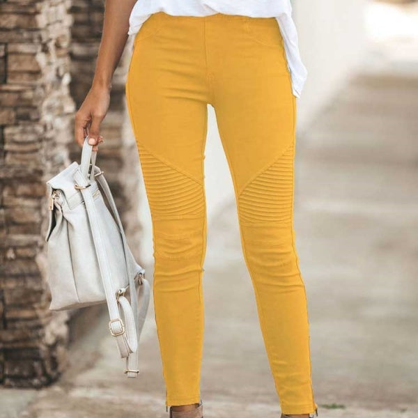 Fashion Casual Slim-fit Asymmetric Leggings