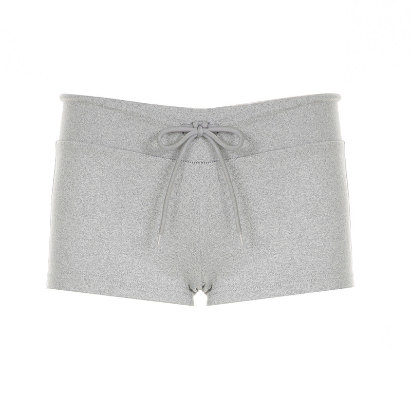 Women's Polyester Tight Sports And Fitness Shorts