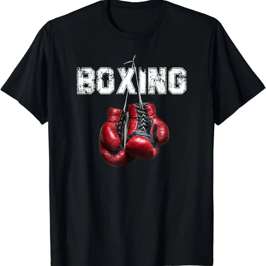 Fun Pattern Boxing Men's T-shirt Short Sleeve