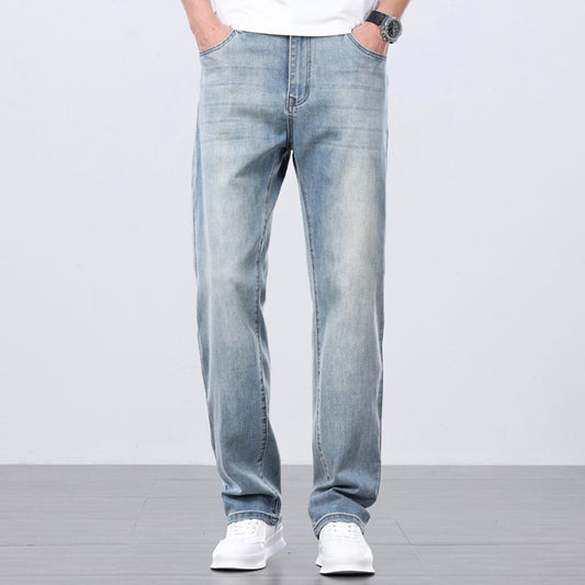 Loose Straight Summer Thin Men's Jeans