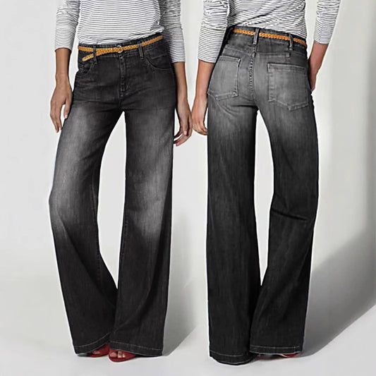 Women's New All-match Loose Straight Jeans