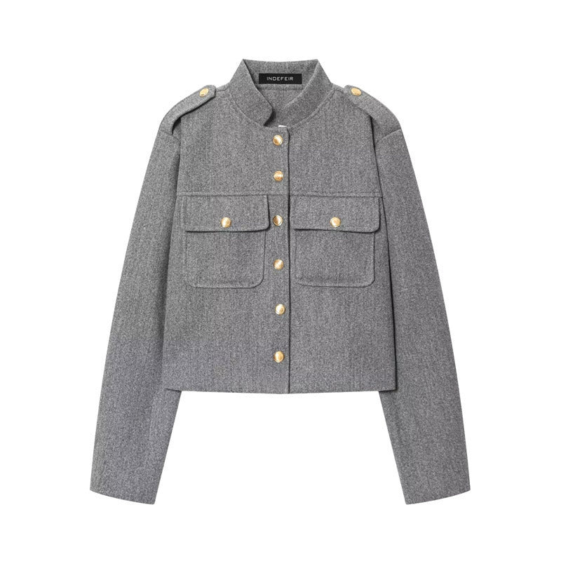 Women's Fashionable Casual Single Breasted Jacket