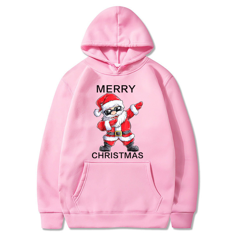 Hooded And Fleece Sweater Men's And Women's Christmas Clothing
