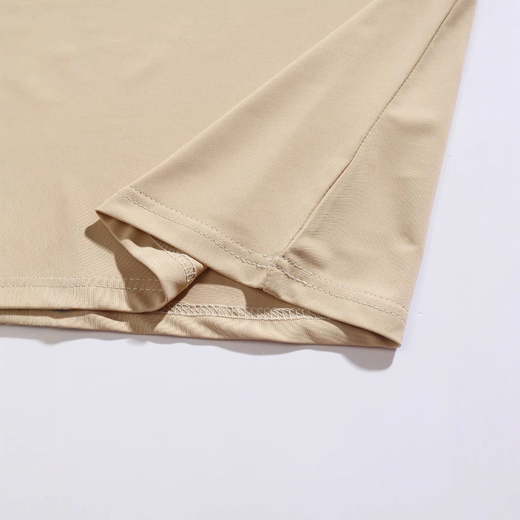 Men's Casual Button Short Sleeve Business Lapel Shirt