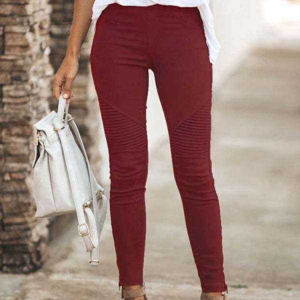 Fashion Casual Slim-fit Asymmetric Leggings