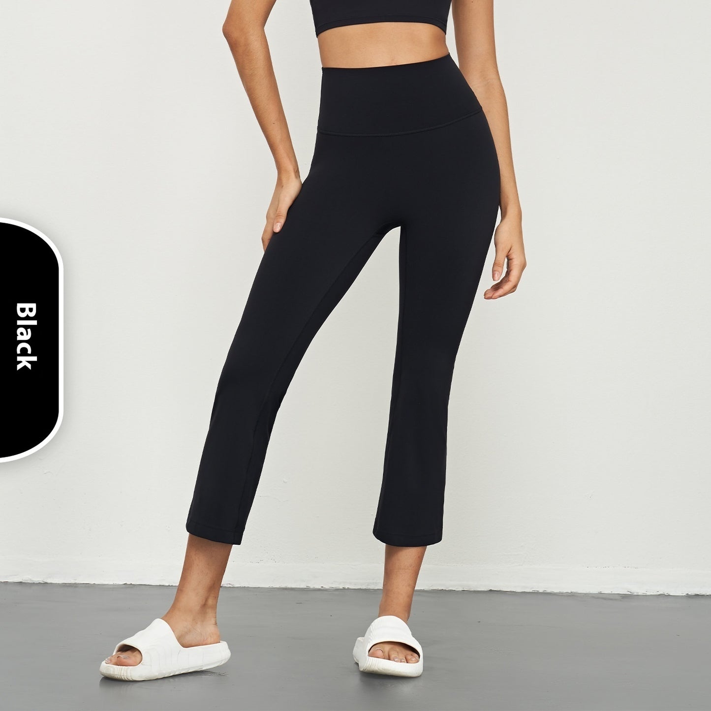 Small Yoga Summer Sports High Waist Hip Lift Tight Bootcut Trousers