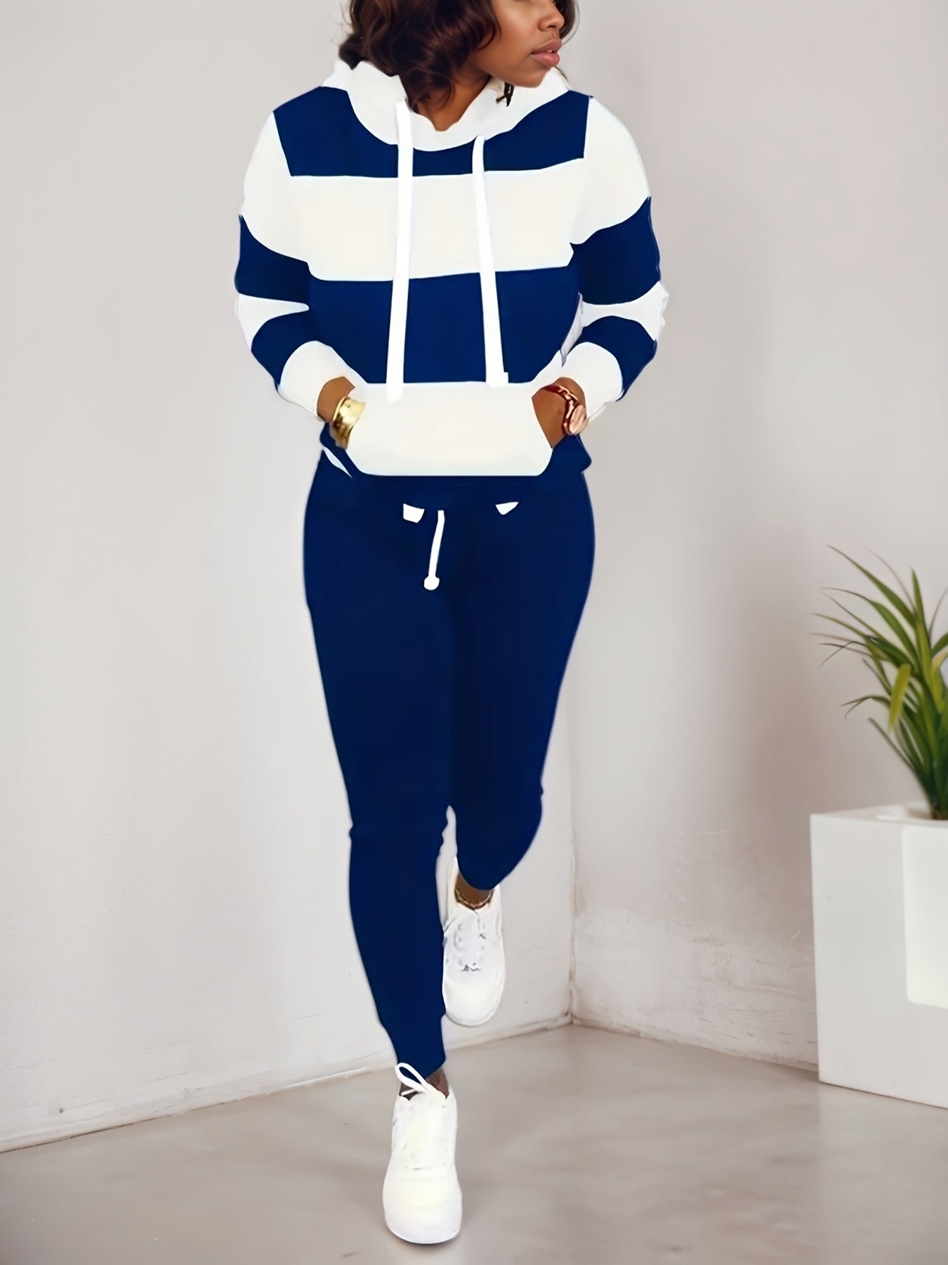 2025 Women's Two-piece Casual Sportswear Set, Long Sleeved Sweatshirt And Sports Pants, Sportswear, Sports Casual Wear