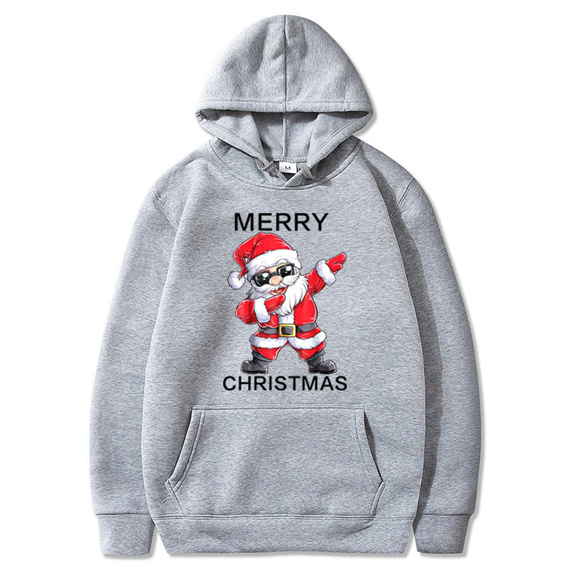 Hooded And Fleece Sweater Men's And Women's Christmas Clothing