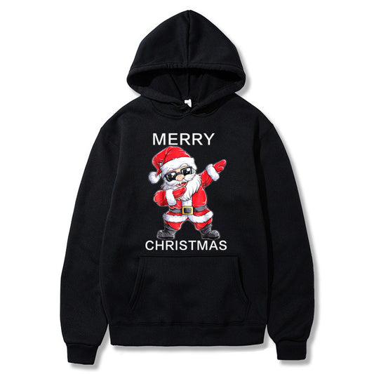 Hooded And Fleece Sweater Men's And Women's Christmas Clothing