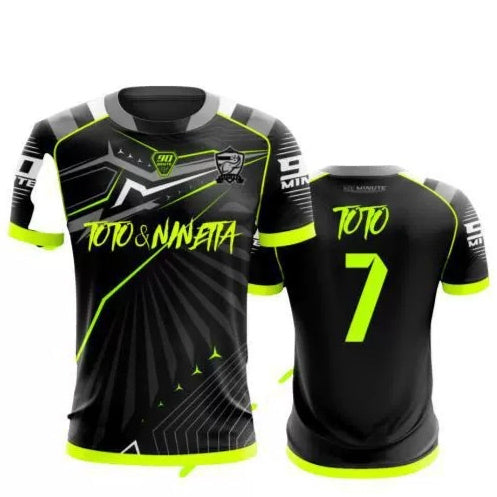 New Printed Men's Training Football Uniform T-shirt