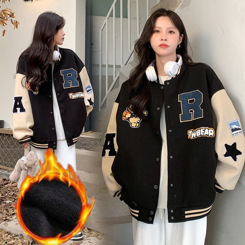 Women's Retro Sweater All-matching Loose Jacket