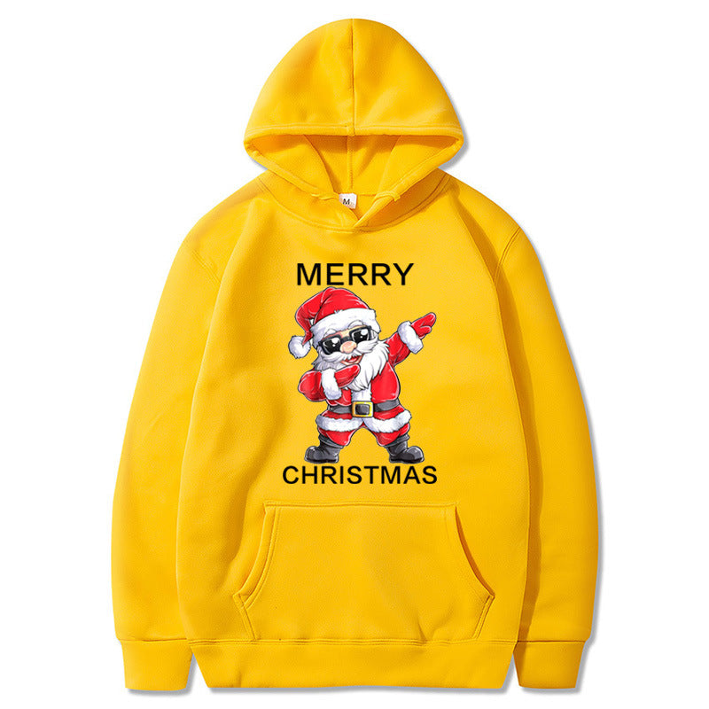 Hooded And Fleece Sweater Men's And Women's Christmas Clothing