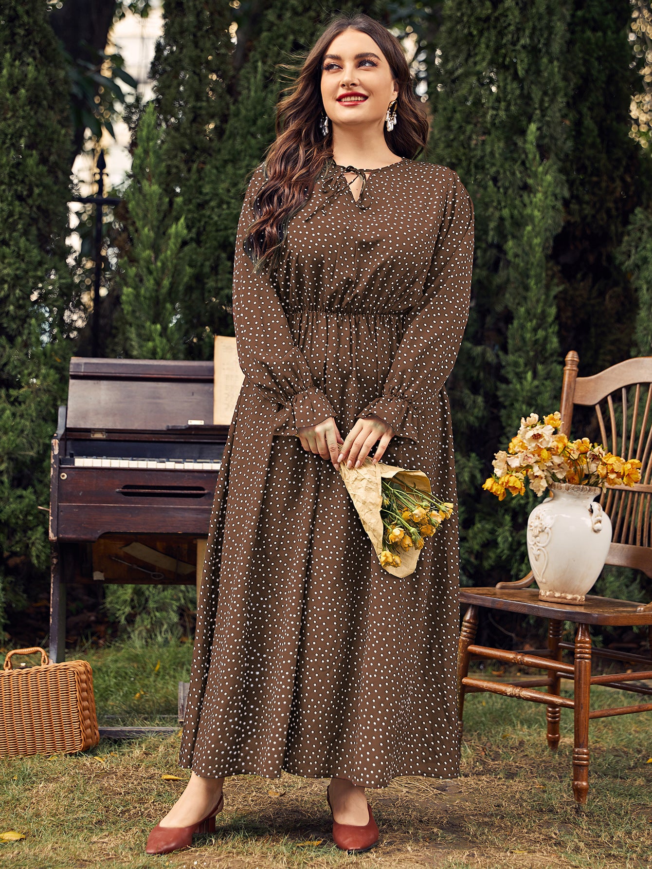 European And American Style Plus Size Women's Clothing Dress