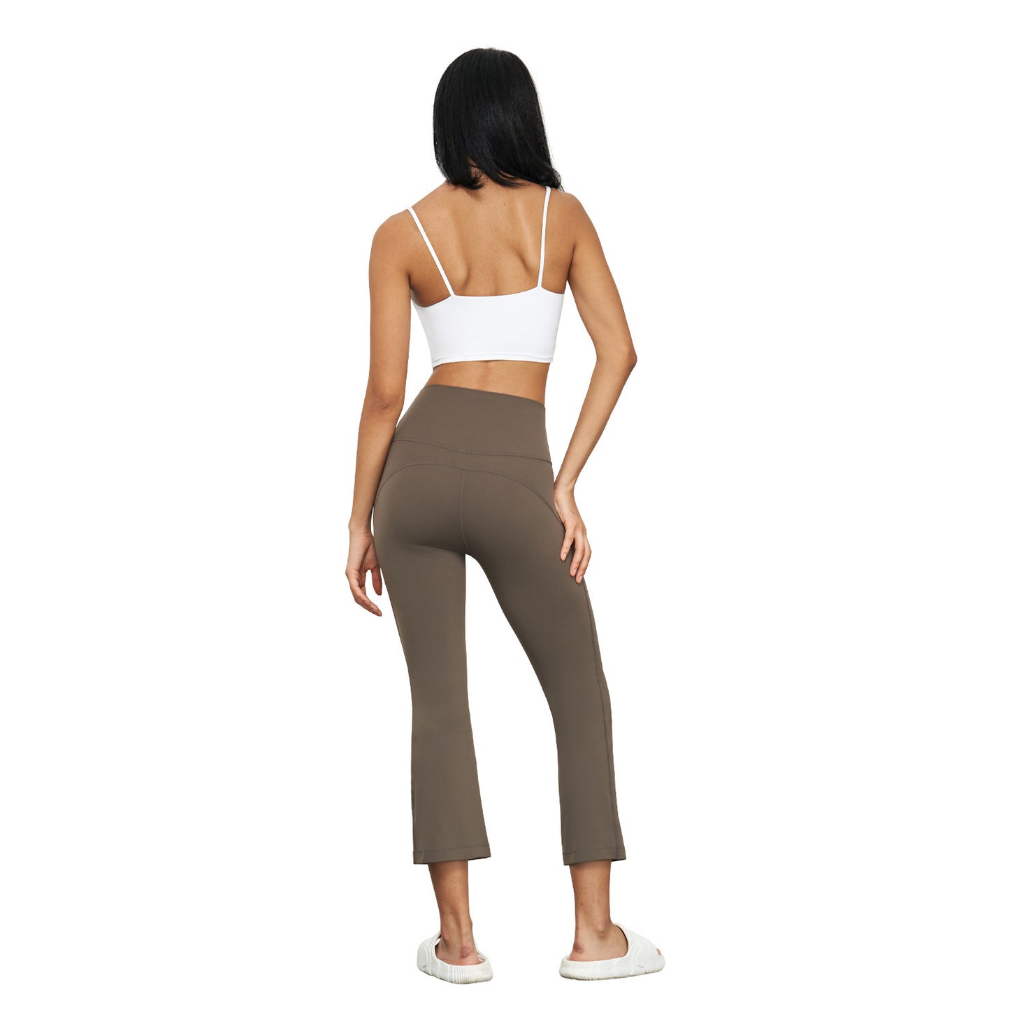 Small Yoga Summer Sports High Waist Hip Lift Tight Bootcut Trousers