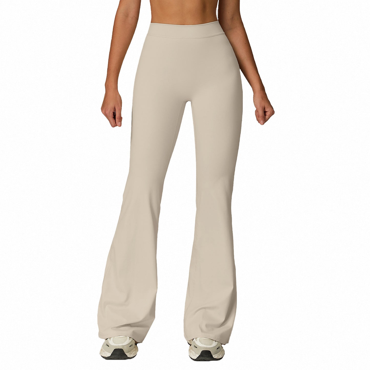 Sports High Waist Tight Brushed Sports Trousers