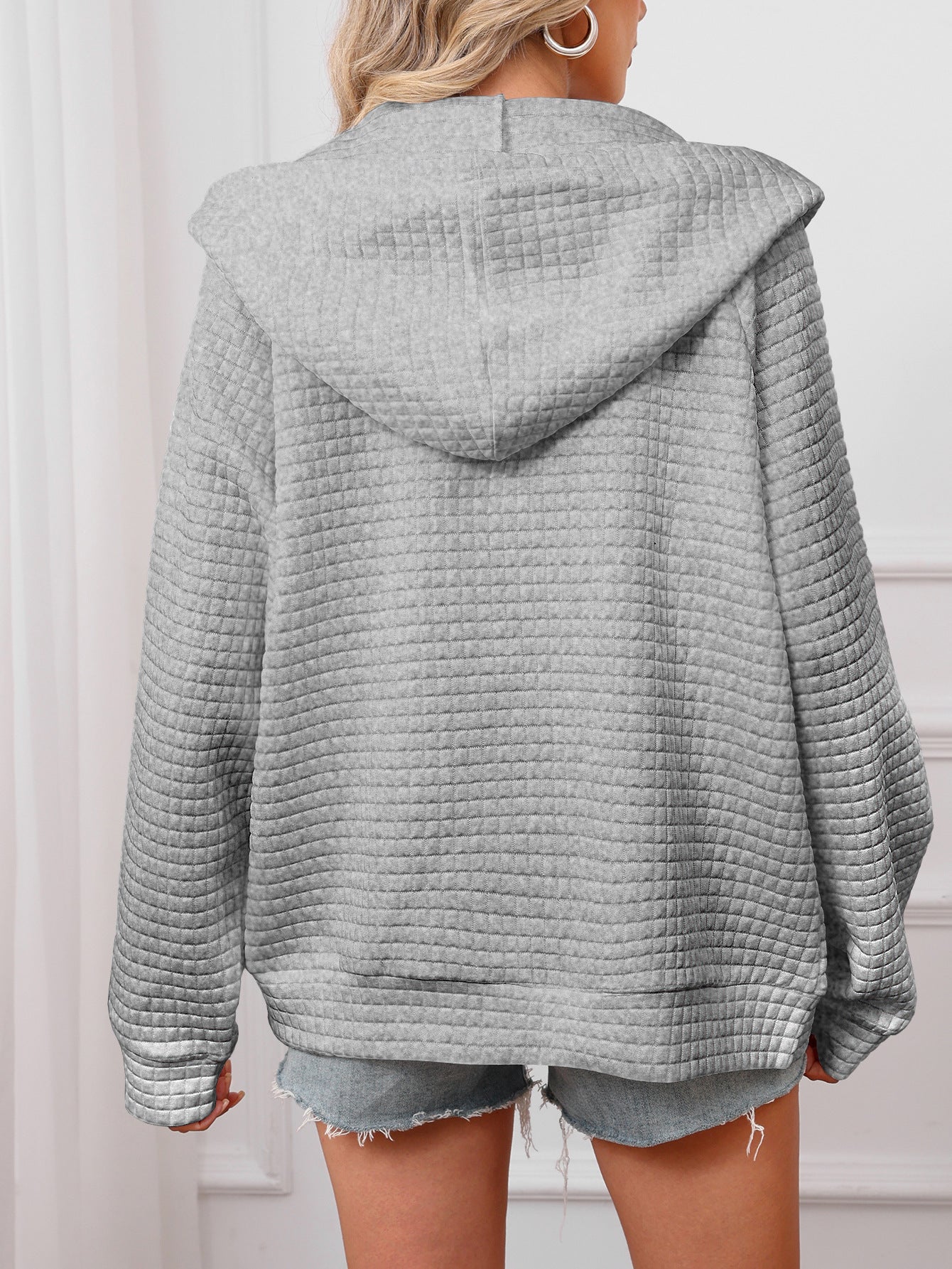 Women's Fashion Casual Zipper Jacket Coat