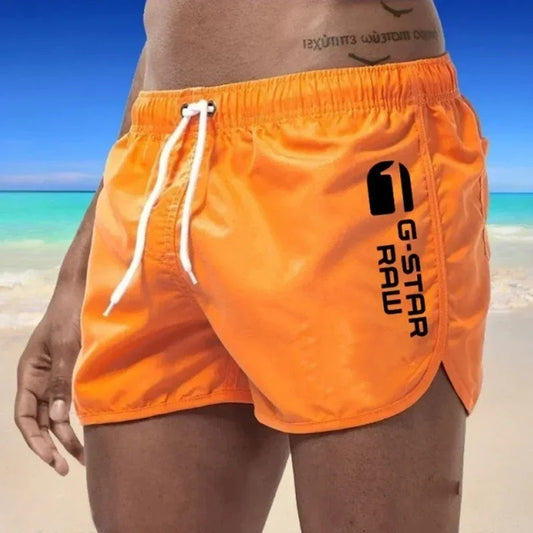 Men's Stylish Beach Shorts Polyester Multi-color Sports Men Short Shorts