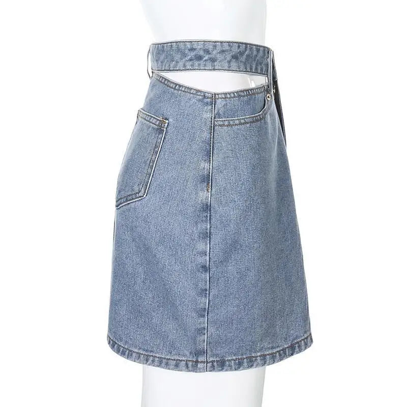 https://ae01.alicdn.com/kf/Se40ae04e964243b6b83549c36abe8265Z/Kozoca-Chic-Single-Side-Hollowed-Out-Denim-Skirt-High-Waist-Slim-Fit-Casual-Buttocks-Wrapped-Blue.jpg