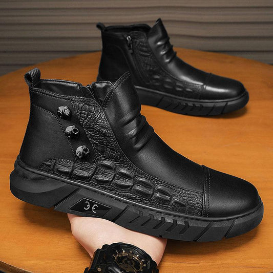 Men's New British Casual High-top Martin Boots