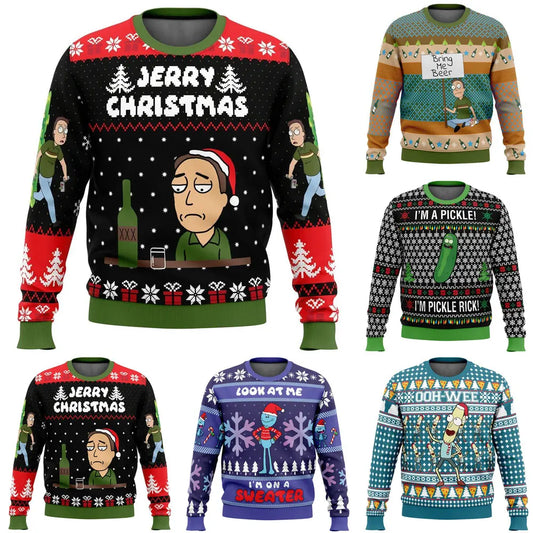 https://ae01.alicdn.com/kf/Sdb5dda889095468d8b291e6851f0232c4/Pickle-Rick-Ugly-Christmas-Sweatshirt-Gift-Santa-Claus-Pullover-Cartoon-Anime-2024-New-Autumn-Winter-Men.jpg