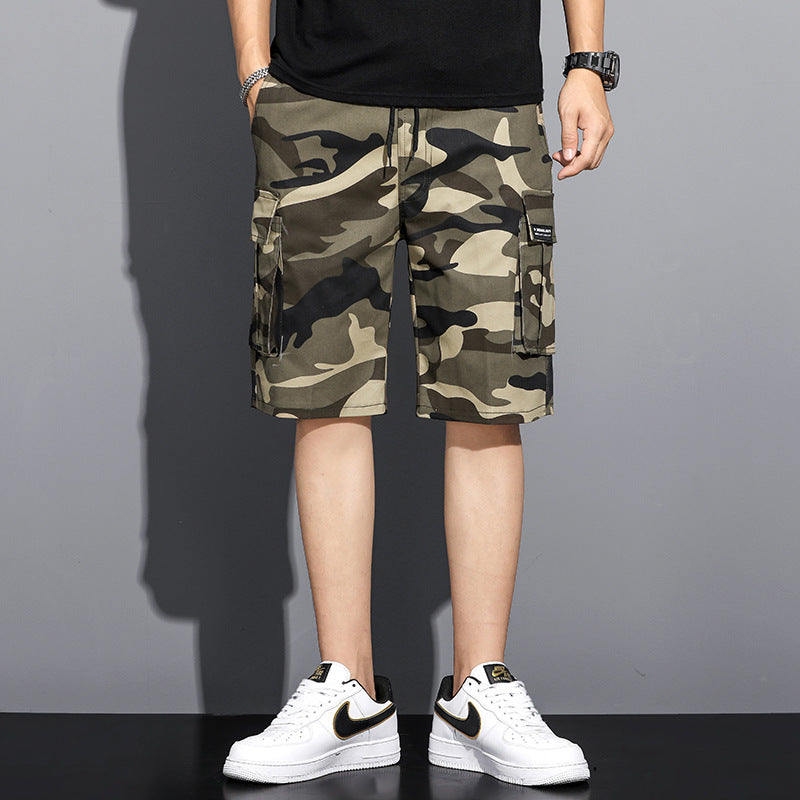 Summer Camouflage 5-point Workwear Shorts Men