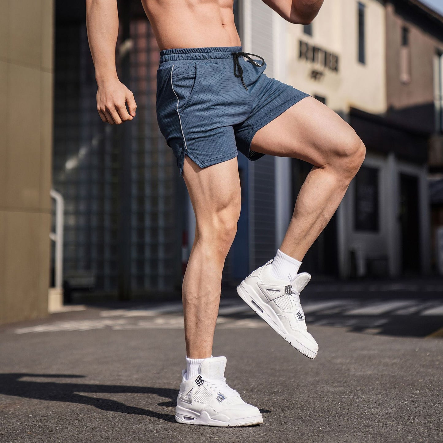 Fashion Personalized Fitness Sports Casual Shorts Men