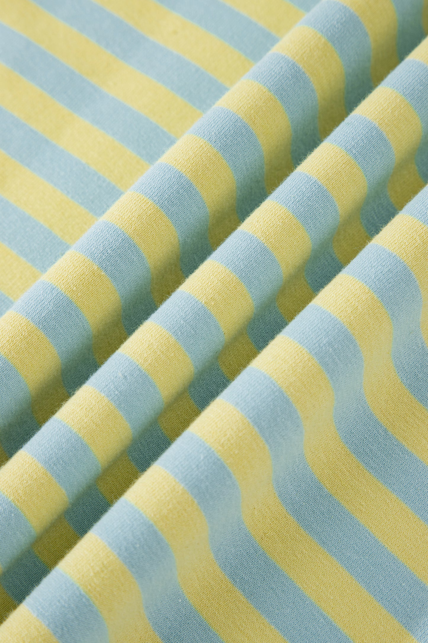 Rose Stripe Drop Shoulder Boxy Casual Terry Short Set