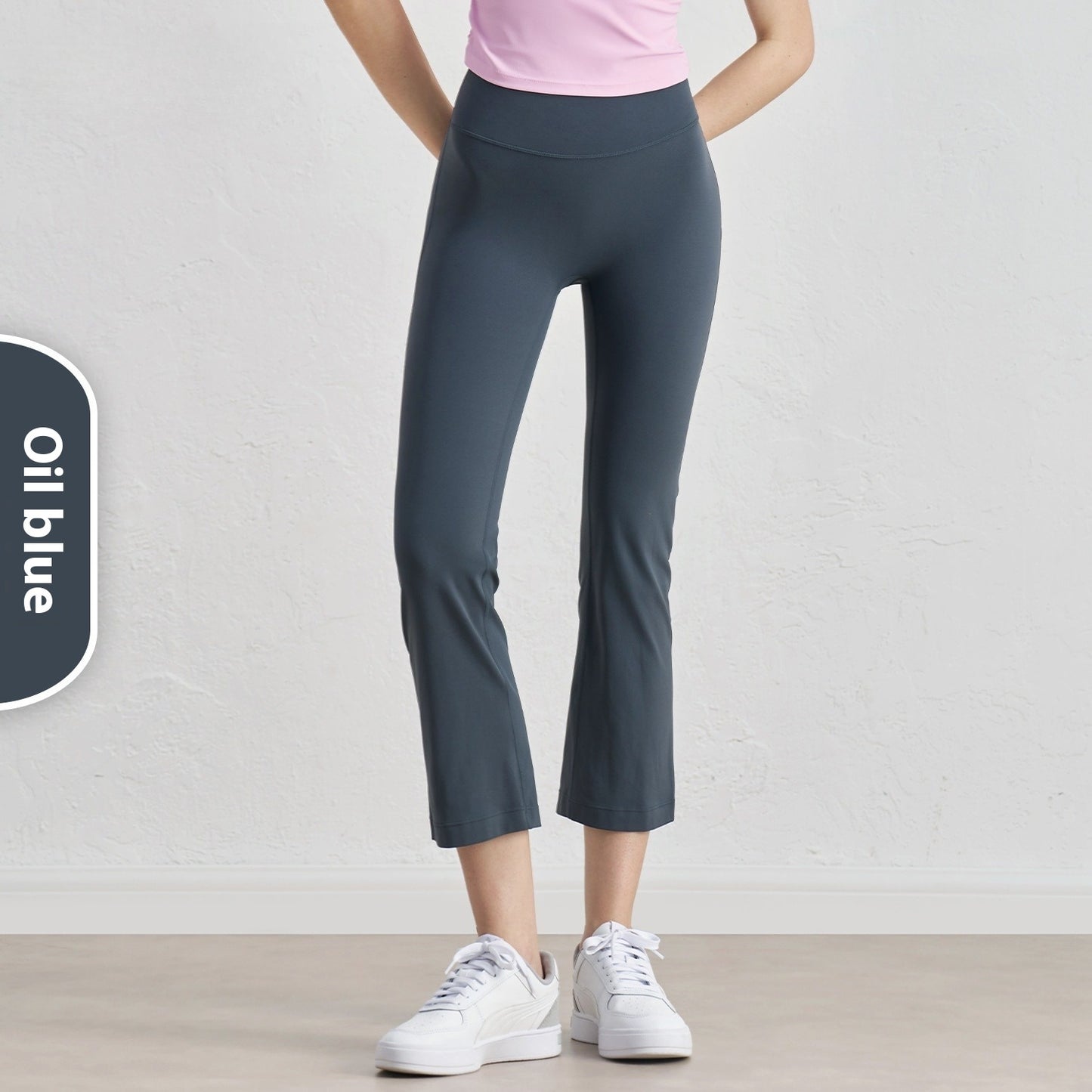 Small Yoga Summer Sports High Waist Hip Lift Tight Bootcut Trousers