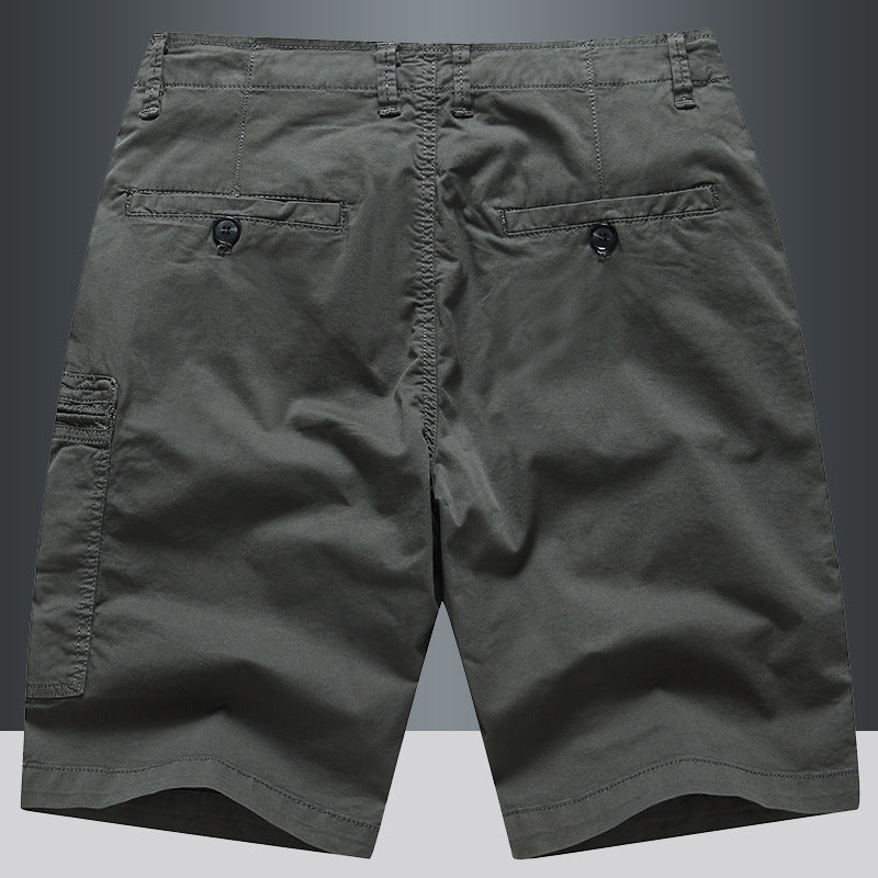 Casual Loose Straight Cargo Shorts Men