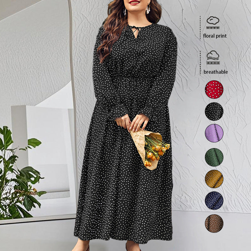 European And American Style Plus Size Women's Clothing Dress