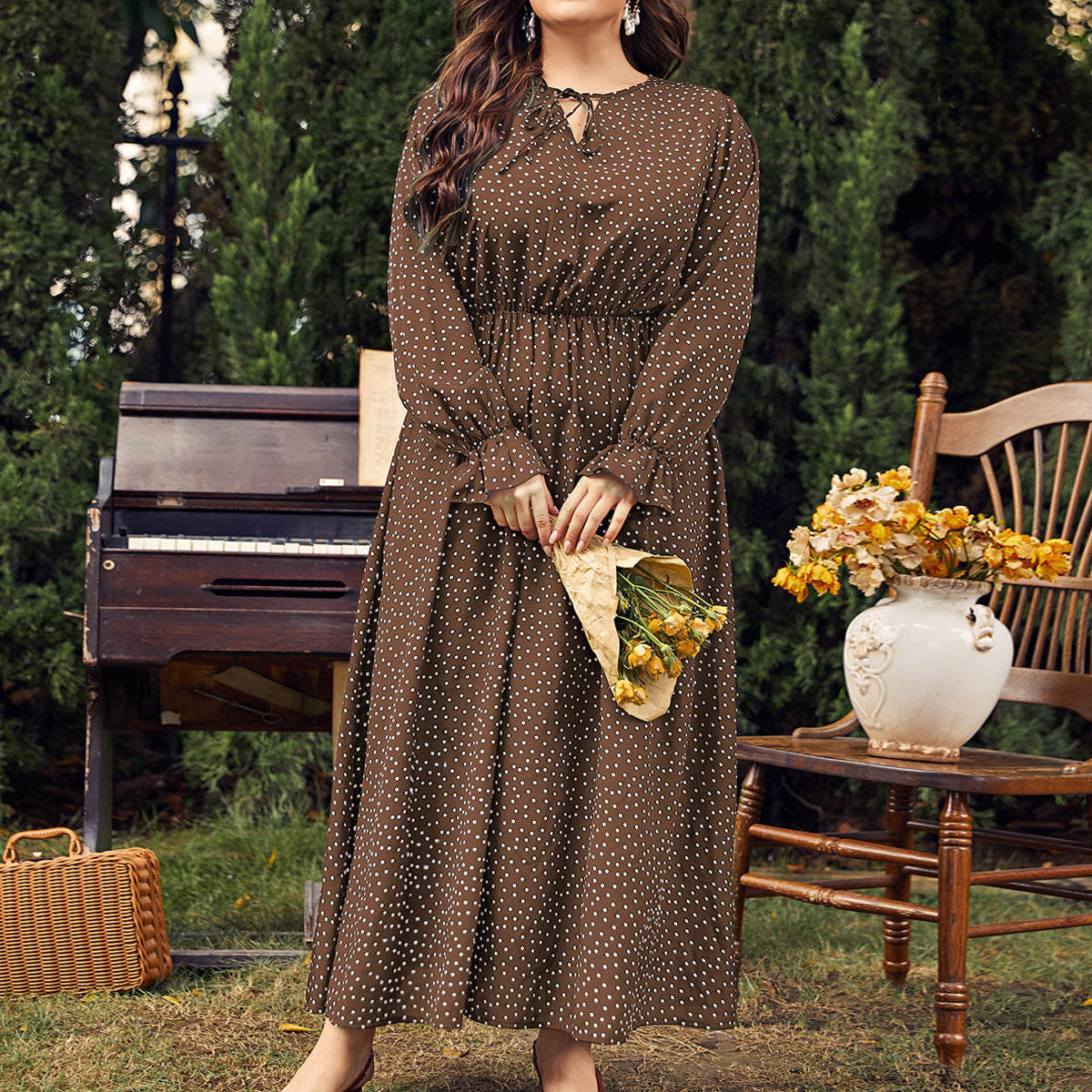 European And American Style Plus Size Women's Clothing Dress