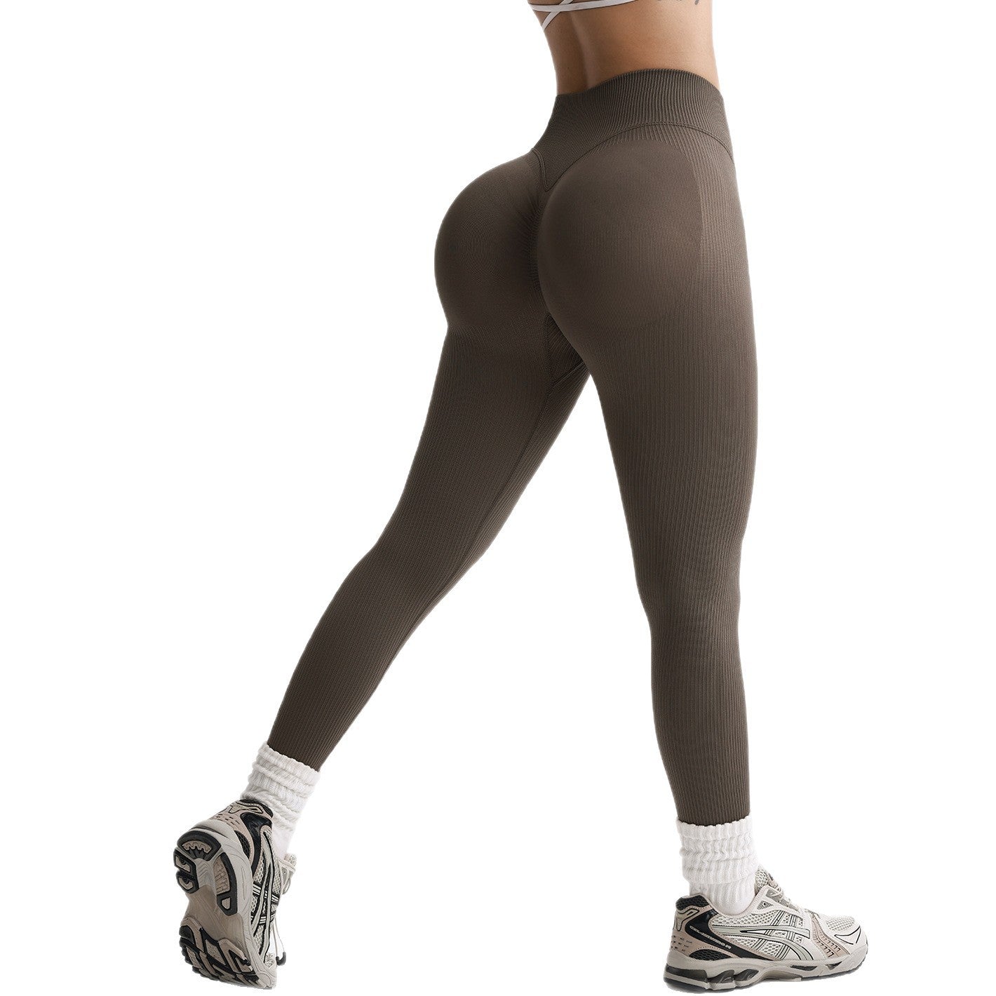 High Elastic Breathability Yoga Pants Women's Sports Tight High Waist Trousers
