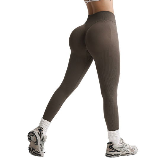 High Elastic Breathability Yoga Pants Women's Sports Tight High Waist Trousers