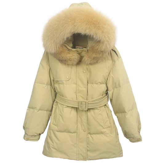 Women's Short Down Jacket Loose Waist Thickened