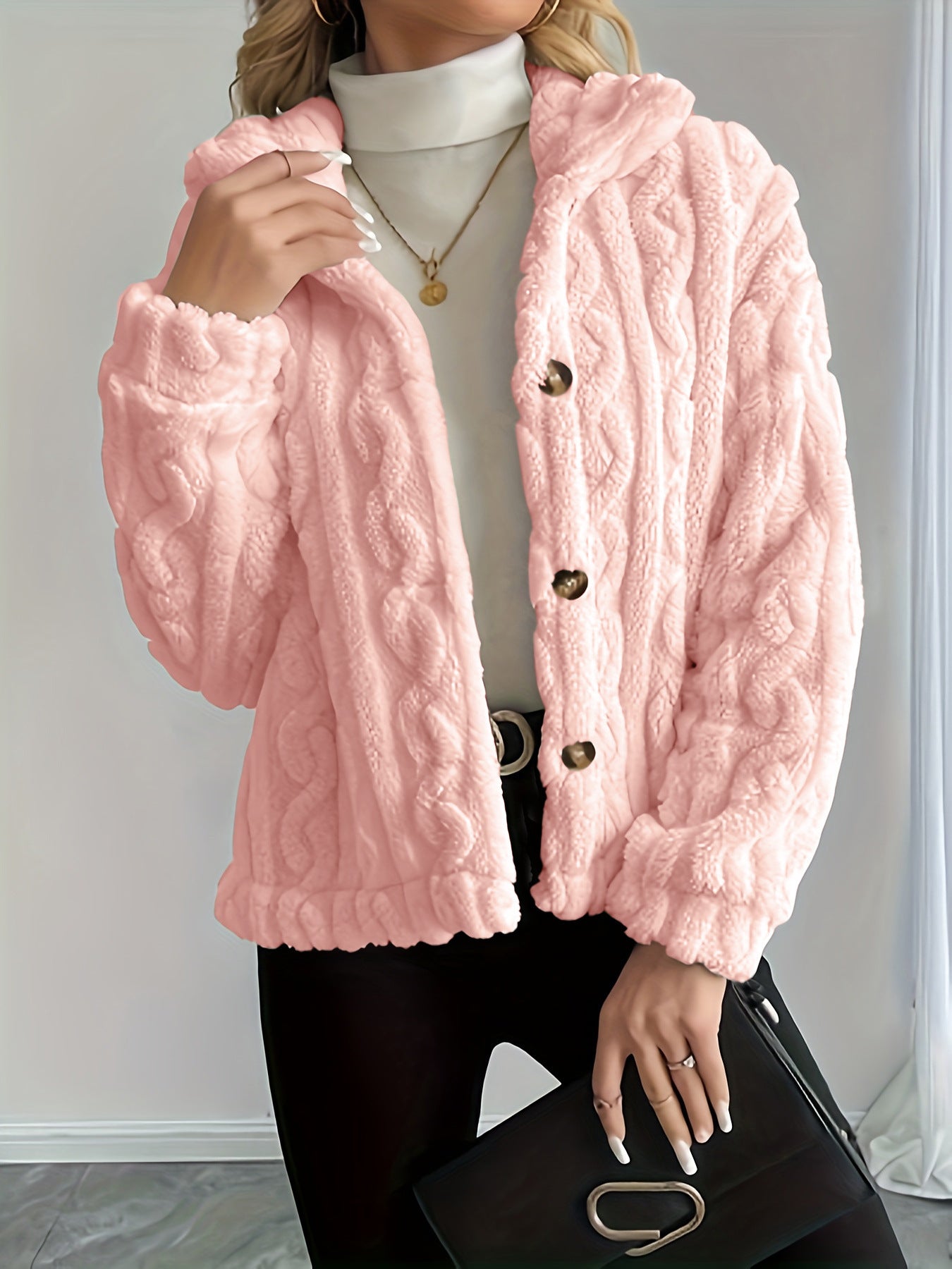 Fashion Plush Warm Women's Jacket Top